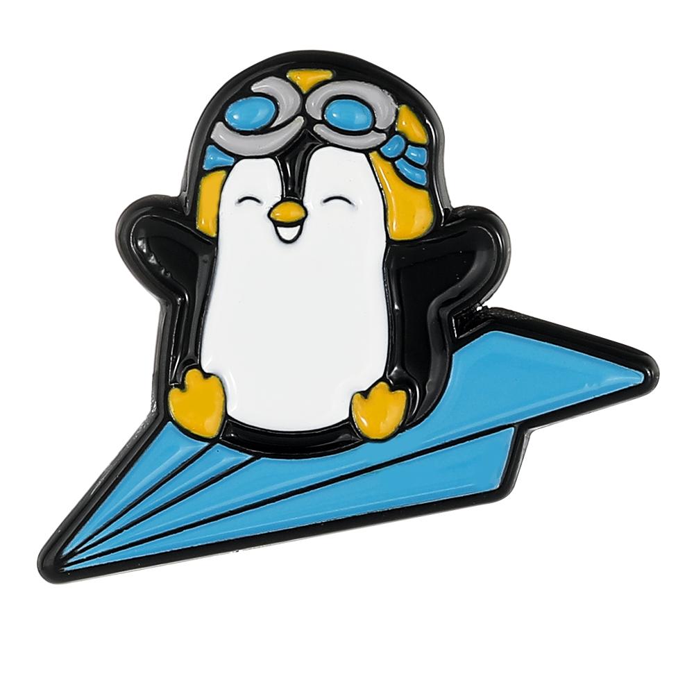 3Styles Funny Winter Penguin Design Enamel Brooches Cartoon Paper Plane Fish Ice Cream Pattern Animal Metal Pins
3Styles Funny Winter Penguin Design Enamel Brooches Cartoon Paper Plane Fish Ice Cream Pattern Animal Metal Pins