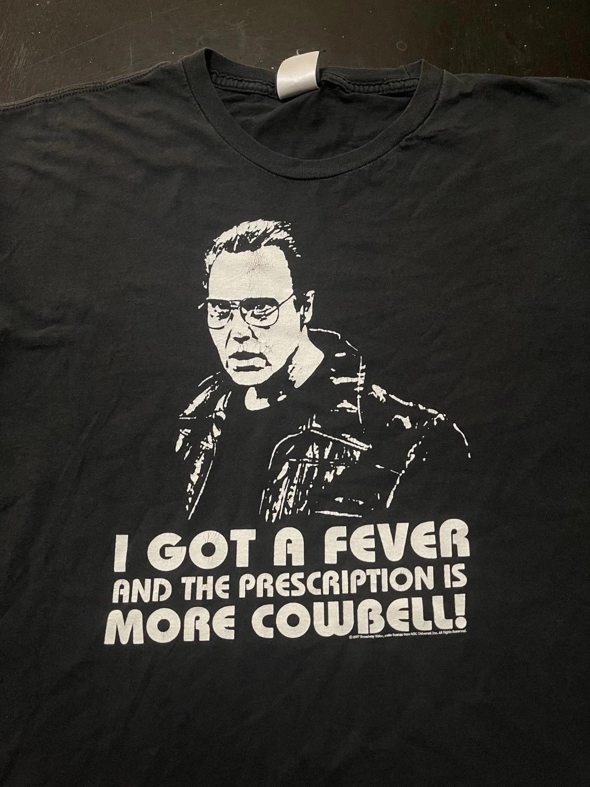 SNL Christopher Walken More Cowbell T-Shirt, Black, Size: 2XL XXL - See Details M
SNL Christopher Walken More Cowbell T-Shirt, Black, Size: 2XL XXL - See Details M