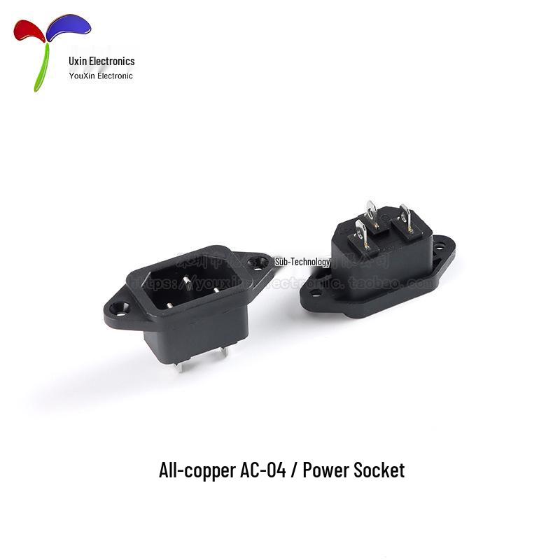 AC Power Socket AC-01 to 06, 013A, All Copper, With Lug and Fuse Holder
AC Power Socket AC-01 to 06, 013A, All Copper, With Lug and Fuse Holder
