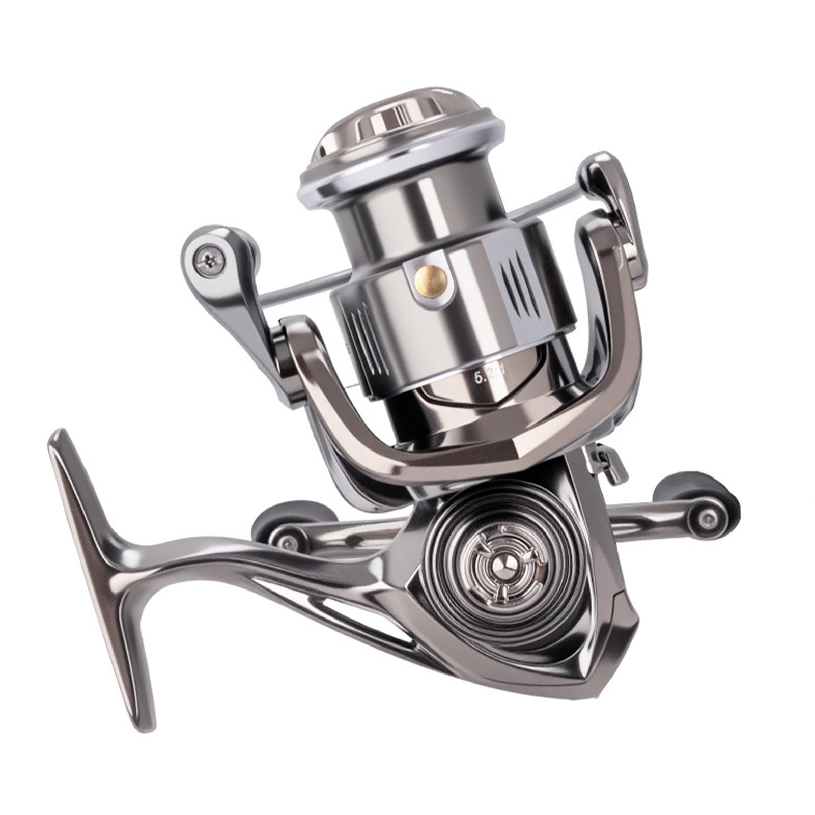 Fishing Reel Reel Metal Spool Fishing Reel 1+1 Bearings 5.2:1 Gear Ratio Stainless Iron Shaft Sealed Bearing Electroplated
Fishing Reel Reel Metal Spool Fishing Reel 1+1 Bearings 5.2:1 Gear Ratio Stainless Iron Shaft Sealed Bearing Electroplated