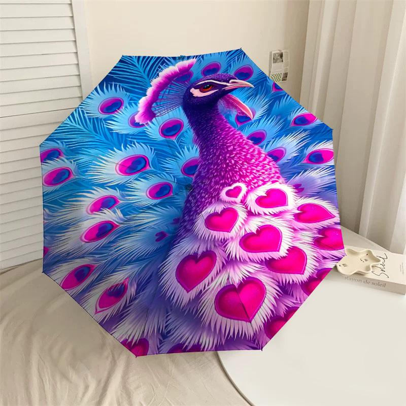 1PC peacock heart Automatic Open/Close Umbrella Compact Folding Umbrella with 8-Rib Shaft lightweight esign, Highquality Fabric1175A
1PC peacock heart Automatic Open/Close Umbrella Compact Folding Umbrella with 8-Rib Shaft lightweight esign, Highquality Fabric1175A