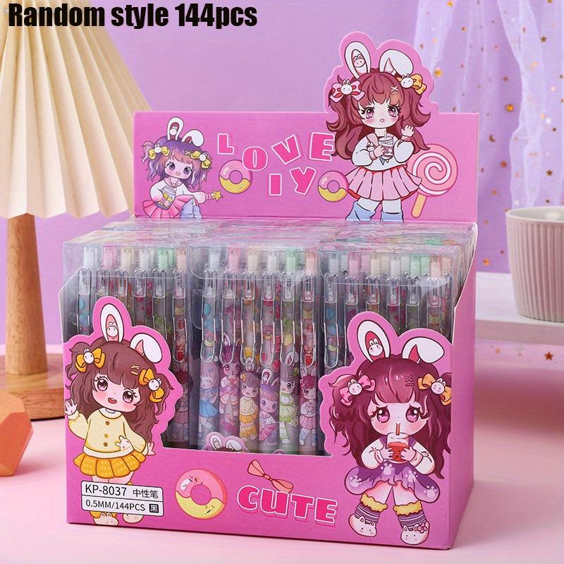 Сезон Back to school 144 шт. 0,5 мм Розовый Милый рисунок маленькой девочки нейтральная ручка с металлическим зажимом, Плавное письмо Черная ручка для подписи канцелярские товары Random style 144pcs
Сезон Back to school 144 шт. 0,5 мм Розовый Милый рисунок маленькой девочки нейтральная ручка с металлическим зажимом, Плавное письмо Черная ручка для подписи канцелярские товары Random style 144pcs
