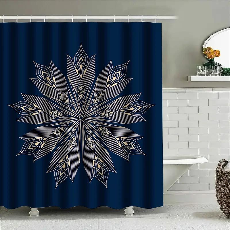 Luxury Blue Shower Curtain Modern Bathroom Decor With Floral Design Premium Waterproof Fabric For Bathrooms Kitchens Size 72X84 W60H190(CM)-1 Pcs
Luxury Blue Shower Curtain Modern Bathroom Decor With Floral Design Premium Waterproof Fabric For Bathrooms Kitchens Size 72X84 W60H190(CM)-1 Pcs
