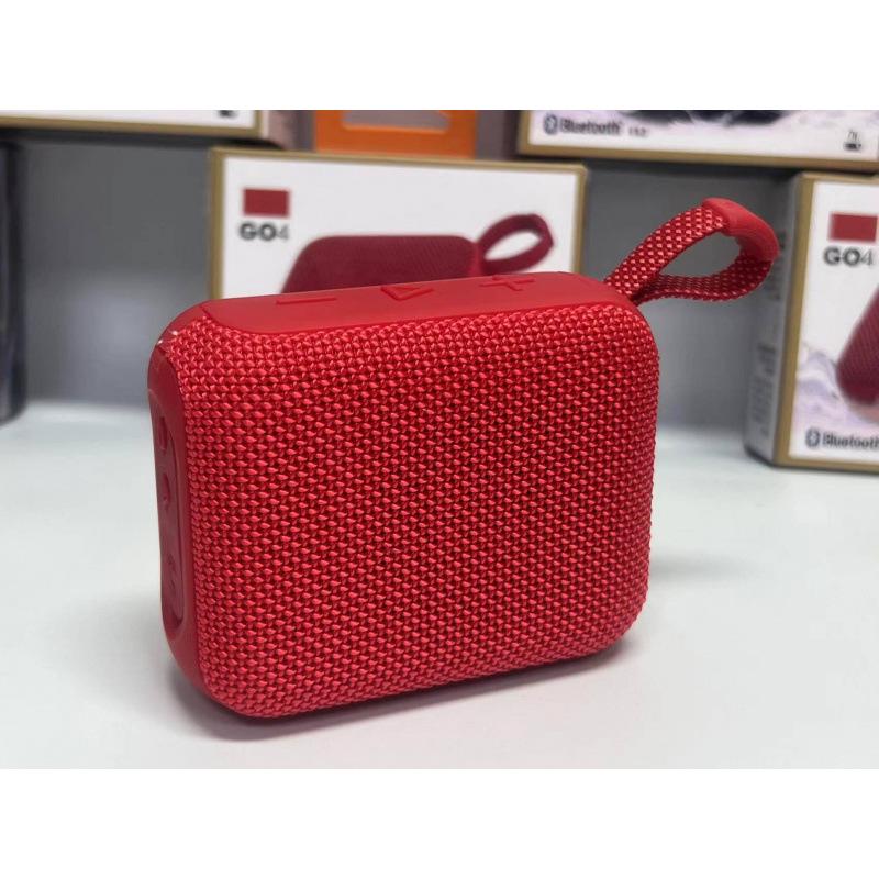 Портативна Bluetooth-колонка GO4 з сабвуфером і слотом для карт – Високоякісний вуличний звук With Label червоний
Портативна Bluetooth-колонка GO4 з сабвуфером і слотом для карт – Високоякісний вуличний звук With Label червоний