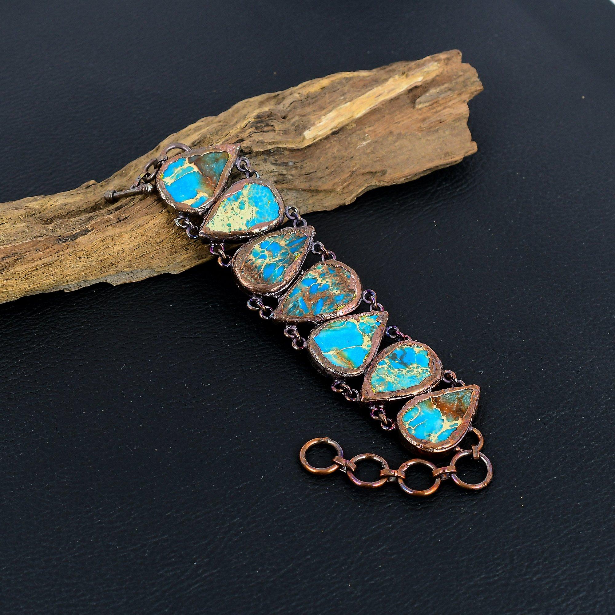 Браслет из морских отложений, Ювелирные изделия из драгоценных камней, Медный гальванопластический браслет с регулируемой цепочкой, Подарок для женщин, Браслет ручной работы
Браслет из морских отложений, Ювелирные изделия из драгоценных камней, Медный гальванопластический браслет с регулируемой цепочкой, Подарок для женщин, Браслет ручной работы