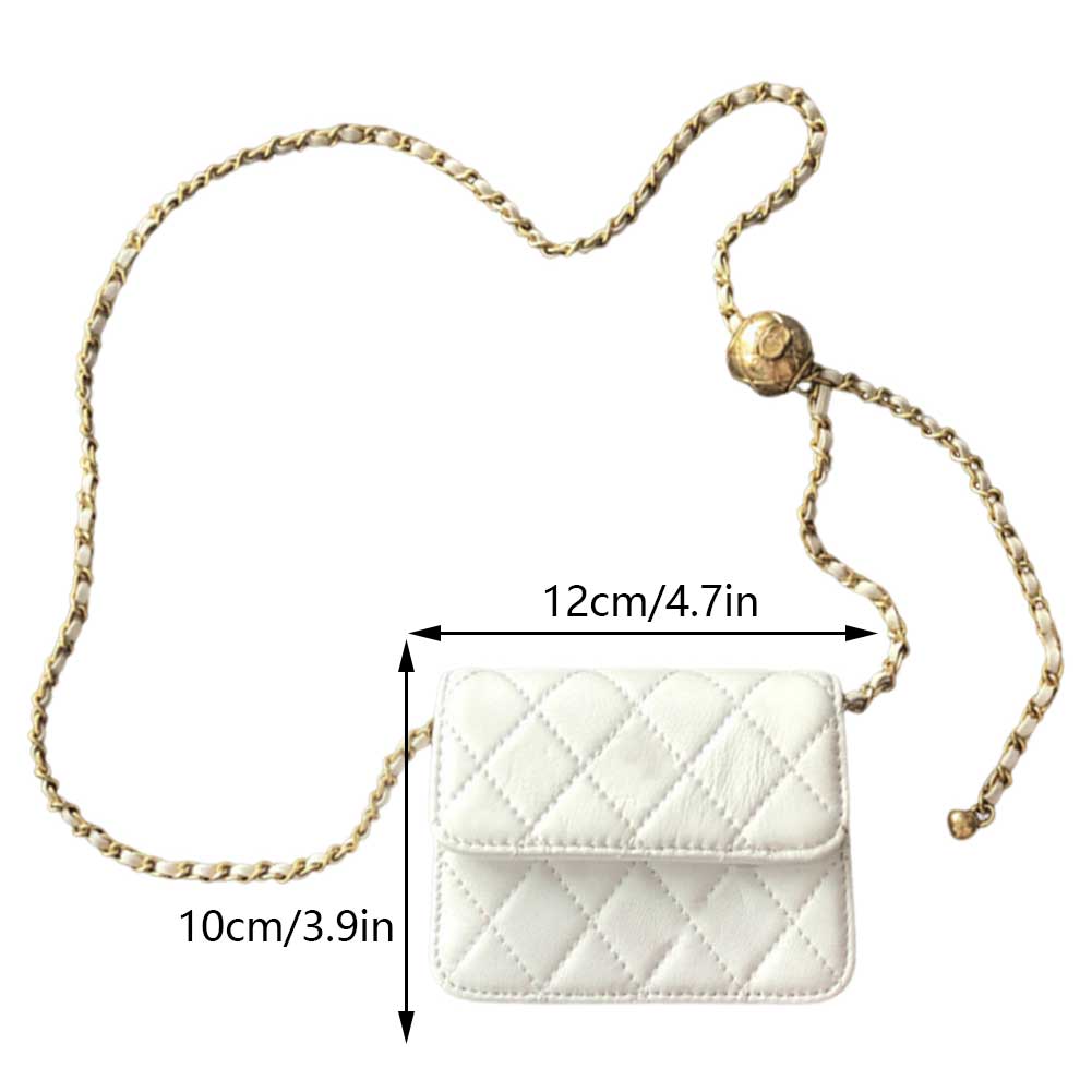 Elegant Leather Chain Belt Bag Women Fashion Chest Bag Mini Coin Purse Evening Clutch Y2k Fanny Pack Satchel Sling Daily Purse
Elegant Leather Chain Belt Bag Women Fashion Chest Bag Mini Coin Purse Evening Clutch Y2k Fanny Pack Satchel Sling Daily Purse