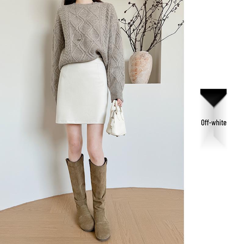 Women s Black Wool A-line High Waist Short Skirt - Slimming Drape Hip-Hugging for Autumn Winter Medium грязно-белый
Women s Black Wool A-line High Waist Short Skirt - Slimming Drape Hip-Hugging for Autumn Winter Medium грязно-белый