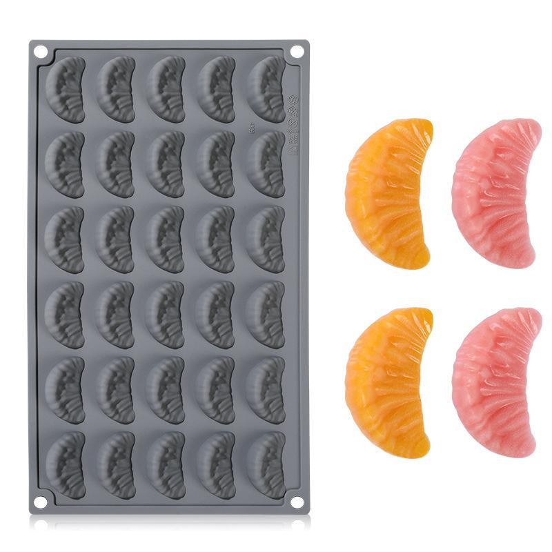 30-Cavity Silicone Cake Moulds Orange Design Mousse Cake Mold Kitchen Chocolate Mold French Dessert Baking Tool серый
30-Cavity Silicone Cake Moulds Orange Design Mousse Cake Mold Kitchen Chocolate Mold French Dessert Baking Tool серый