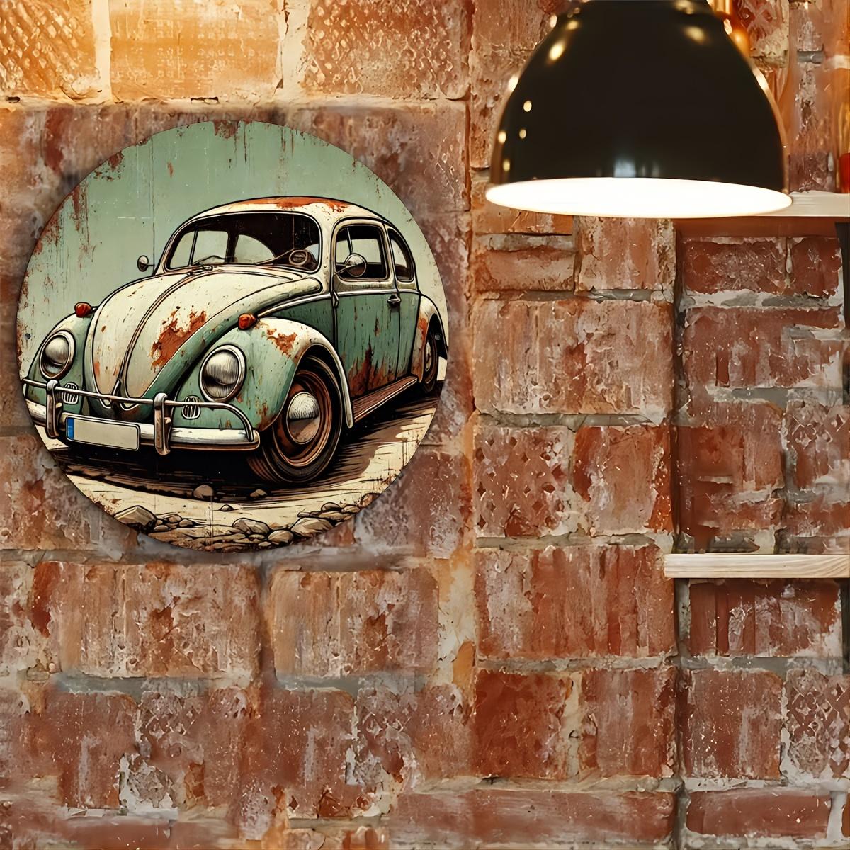 Vintage Rust Beetle 8x8 Inch Round Aluminum Sign
Vintage Rust Beetle 8x8 Inch Round Aluminum Sign