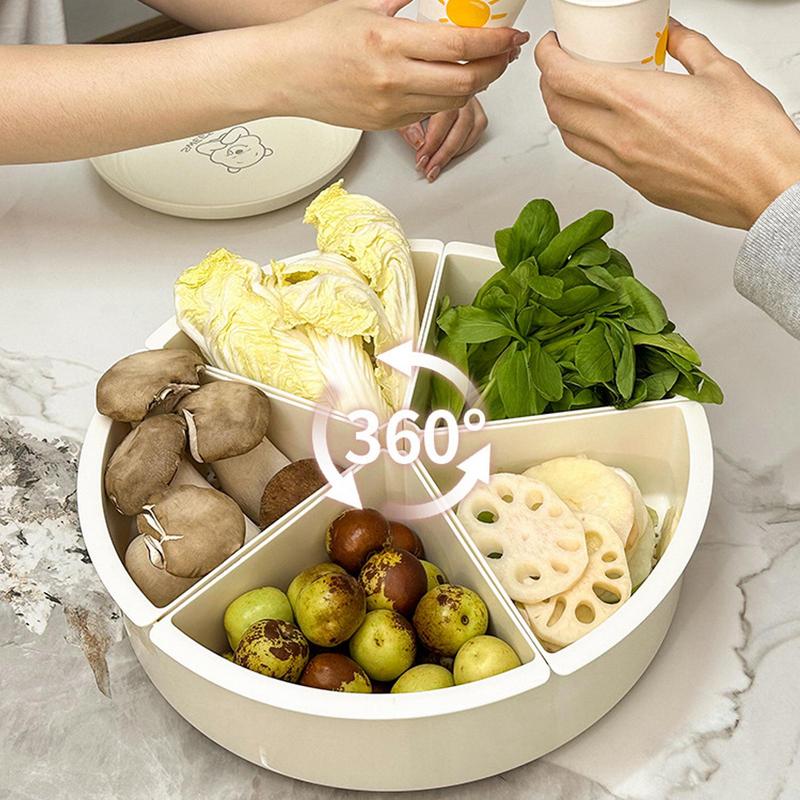 Поворотный поднос для закусок с дренажом, органайзер для хранения фруктов, тарелка, сервировочное блюдо для вечеринок, рождественских пикников, кемпинга CN
Поворотный поднос для закусок с дренажом, органайзер для хранения фруктов, тарелка, сервировочное блюдо для вечеринок, рождественских пикников, кемпинга CN