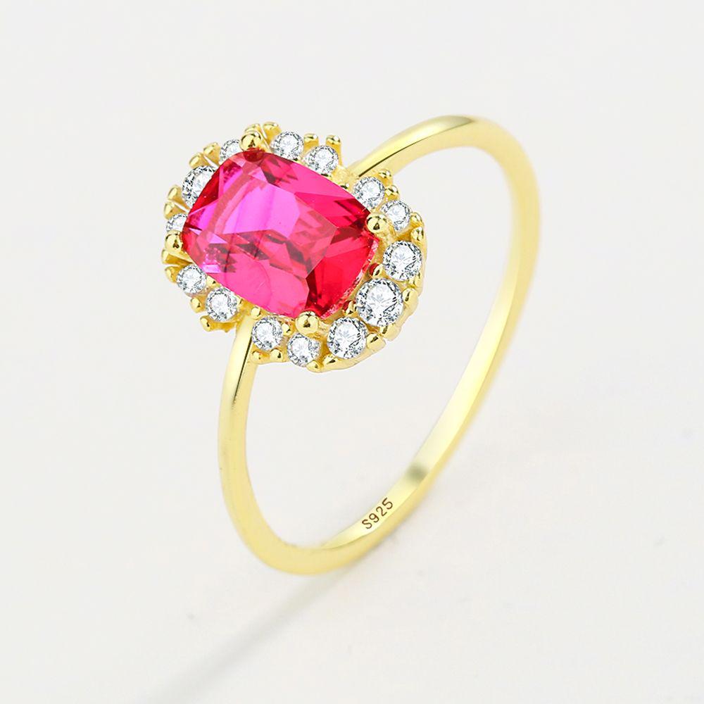 S925 Sterling Silver Women s Ring - Japanese & Korean Style with Princess-Cut Red Gemstone in Trendy Color Series. Size 7
S925 Sterling Silver Women s Ring - Japanese & Korean Style with Princess-Cut Red Gemstone in Trendy Color Series. Size 7