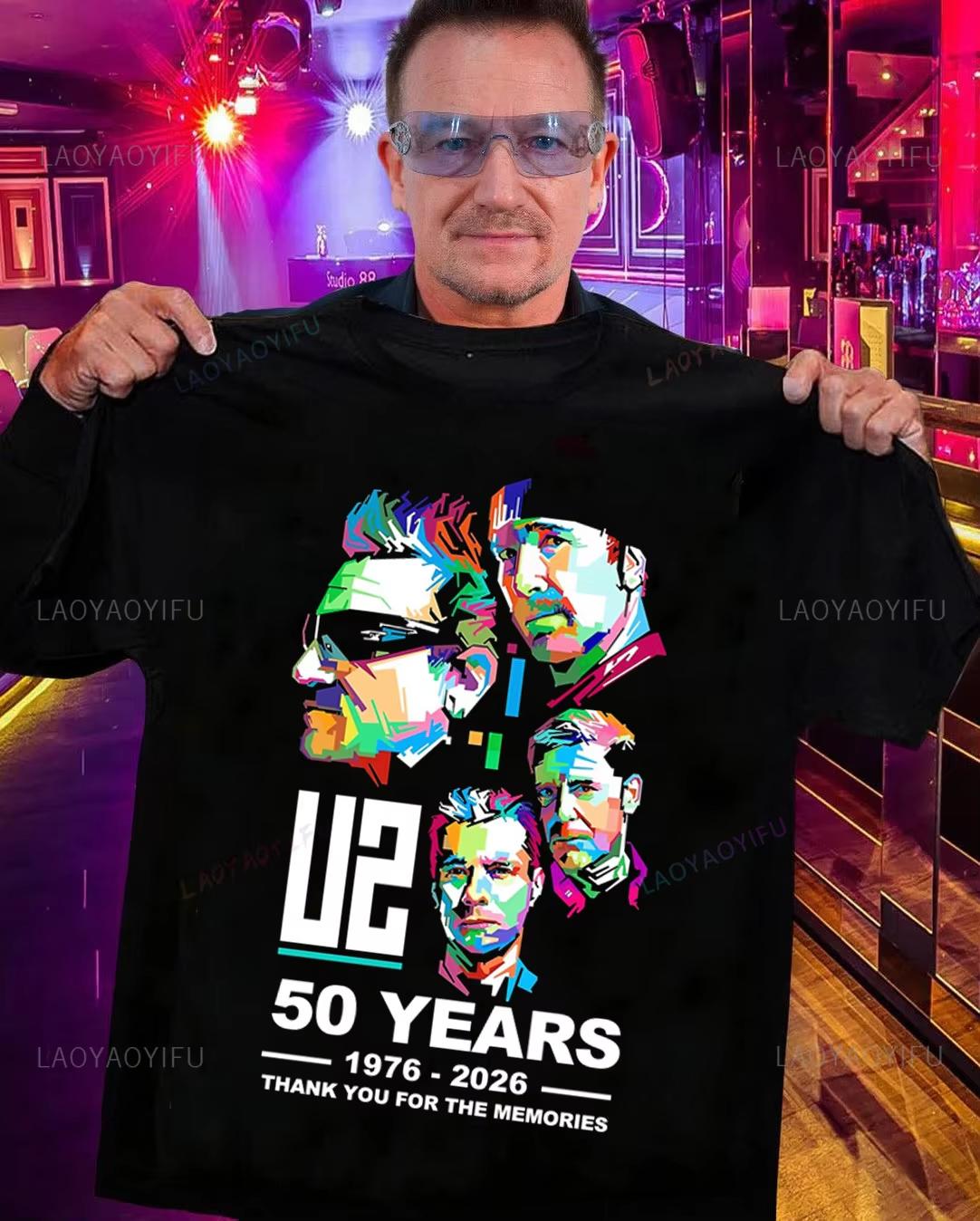 2026 New U2 Band 50th Anniversary Pattern HighQuality Comfortable Casual Print Mens TShirt 4XL
2026 New U2 Band 50th Anniversary Pattern HighQuality Comfortable Casual Print Mens TShirt 4XL