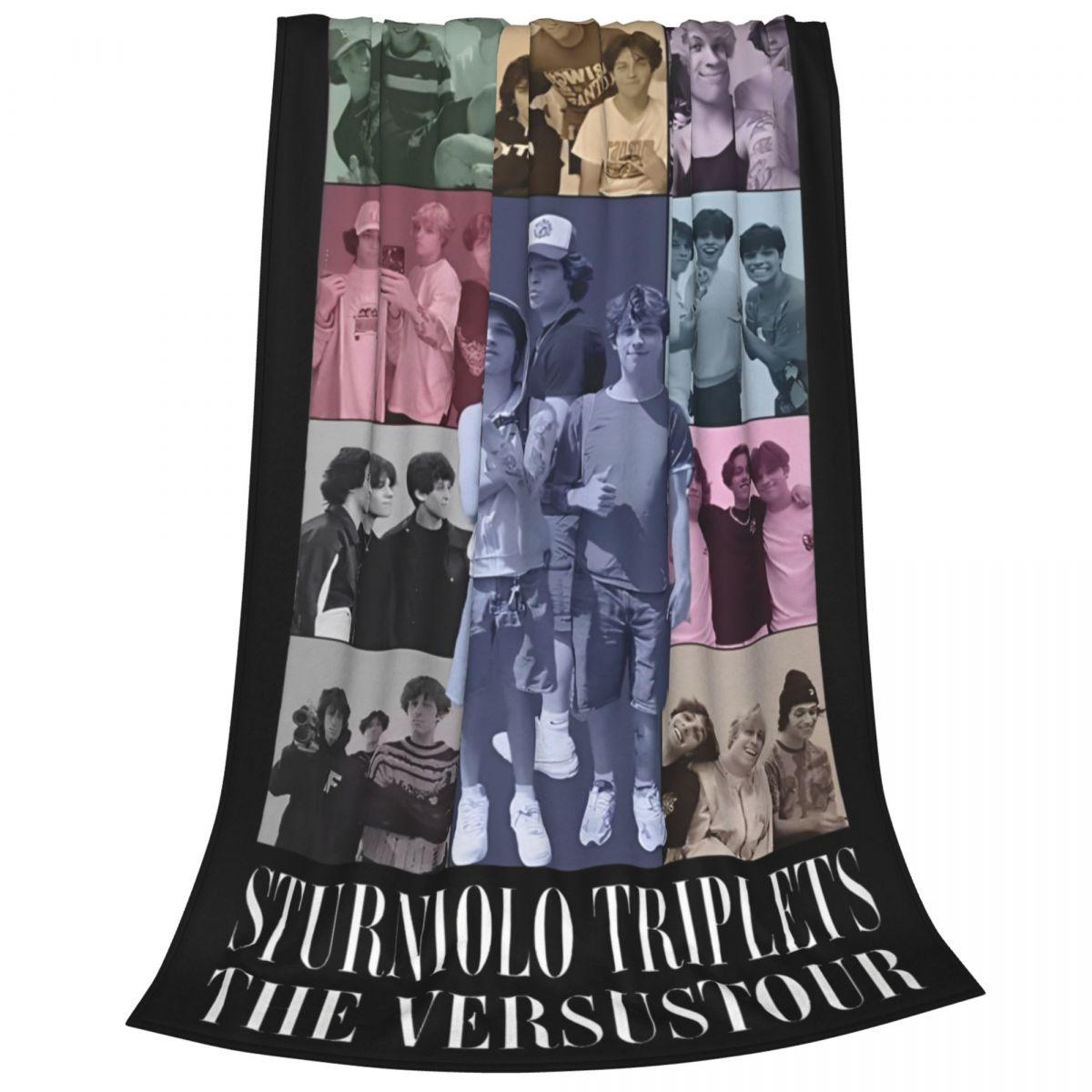 Sturniolo Triplets Blanket The Eras Tour Plush Novelty Warm Throw Blankets for Home Summer 130x150cm
Sturniolo Triplets Blanket The Eras Tour Plush Novelty Warm Throw Blankets for Home Summer 130x150cm