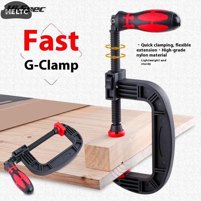 1Pcs Nylon 2inch/3inch/4inch Plastic Rubber G Clamp Reliable Clamping Power For Wood And Metal Working Quick Woodworking Clamp A1
1Pcs Nylon 2inch/3inch/4inch Plastic Rubber G Clamp Reliable Clamping Power For Wood And Metal Working Quick Woodworking Clamp A1