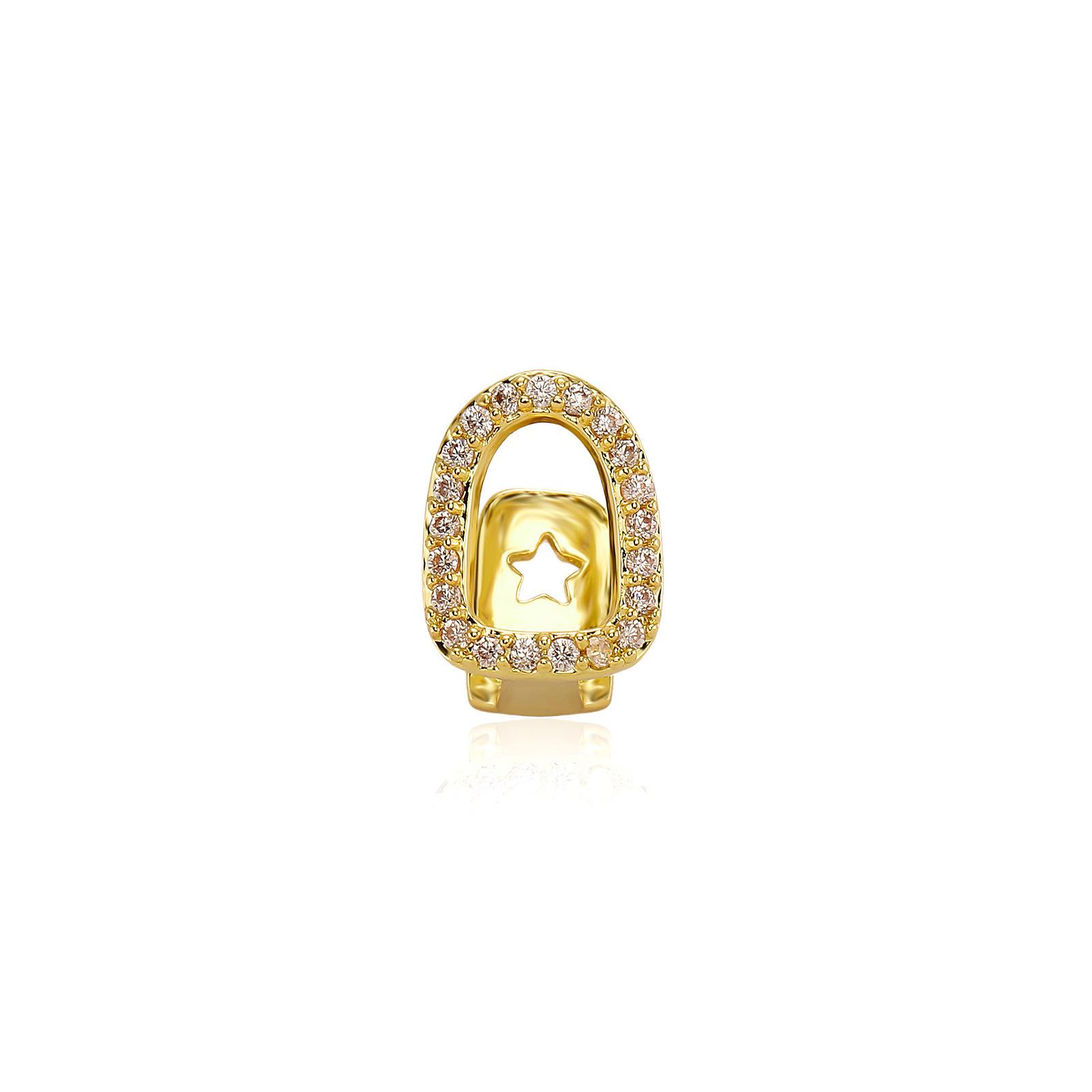 Циркониевые Grillz с ледяным покрытием на один зуб - Блестящие зубы для рэперов, Хэллоуина, Аксессуары, Украшения золотой
Циркониевые Grillz с ледяным покрытием на один зуб - Блестящие зубы для рэперов, Хэллоуина, Аксессуары, Украшения золотой