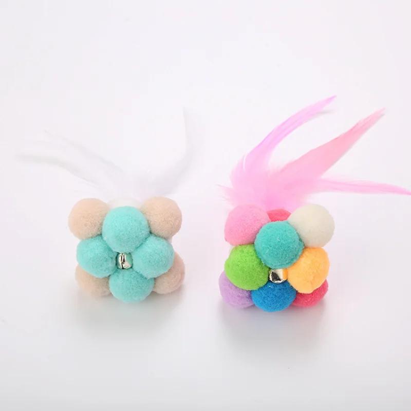 Legendog 1Pc Funny Cat Toys Fashion Creative Cute Plush Ball Faux Feather Bell Cat Chew Toy Pet Toy Cat Supplies чёрный
Legendog 1Pc Funny Cat Toys Fashion Creative Cute Plush Ball Faux Feather Bell Cat Chew Toy Pet Toy Cat Supplies чёрный