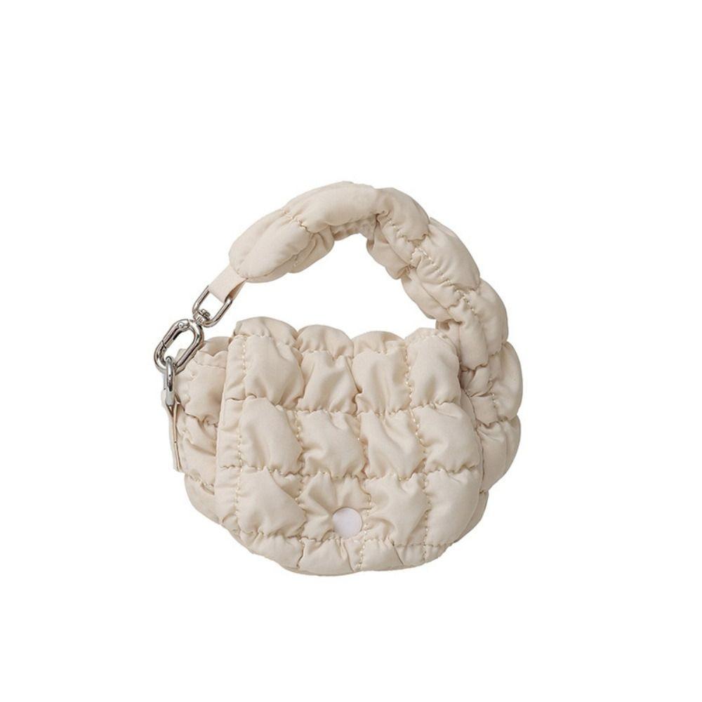 Fluffy Mini Pleated Handbag Black White Lightweight Quilted Headphone Bag Soft Padded Button Closure Waist Pack Bag Charm белый
Fluffy Mini Pleated Handbag Black White Lightweight Quilted Headphone Bag Soft Padded Button Closure Waist Pack Bag Charm белый