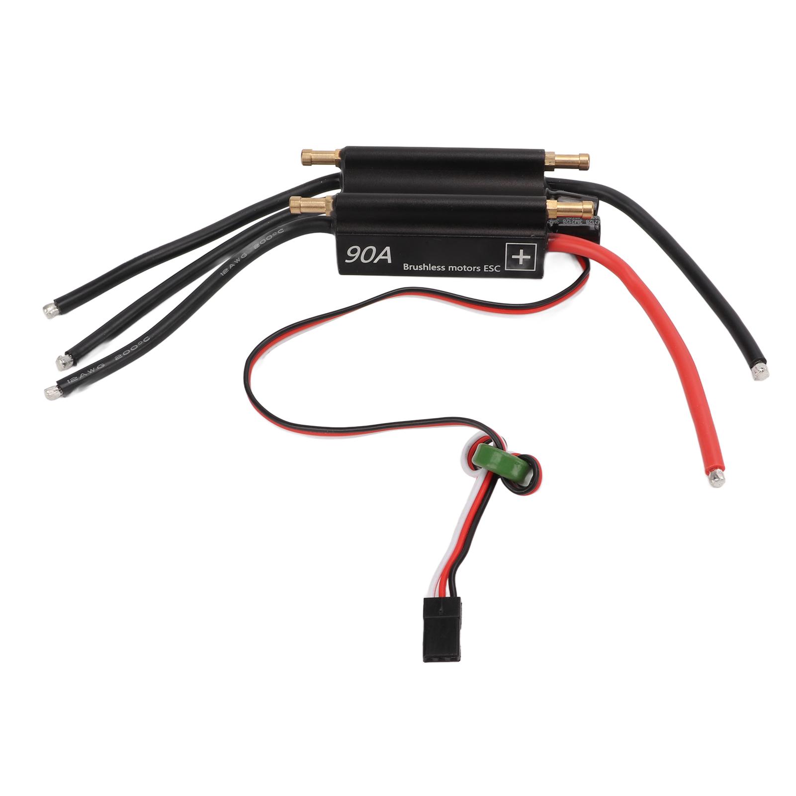 RC Boat ESC 90A Brushless Waterproof Water Cooling Multiple Protection Inbuilt BEC 90A Brushless
RC Boat ESC 90A Brushless Waterproof Water Cooling Multiple Protection Inbuilt BEC 90A Brushless