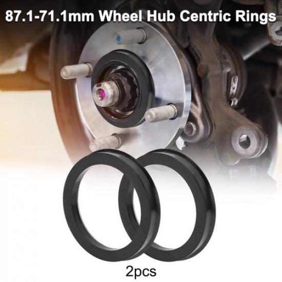 OD 87.1mm to ID 71.6mm Car Wheel Hub Centric Rings Black Polycarbonate 2 Pcs
OD 87.1mm to ID 71.6mm Car Wheel Hub Centric Rings Black Polycarbonate 2 Pcs