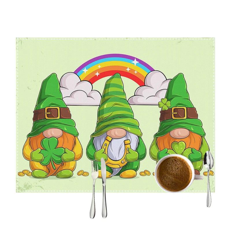 Happy St. Patrick’s Day print table mats Ireland Leprechauns placemat Gnome Gnomies cup coaster home decor dish non-slip pads 30x45cm1pcs
Happy St. Patrick’s Day print table mats Ireland Leprechauns placemat Gnome Gnomies cup coaster home decor dish non-slip pads 30x45cm1pcs