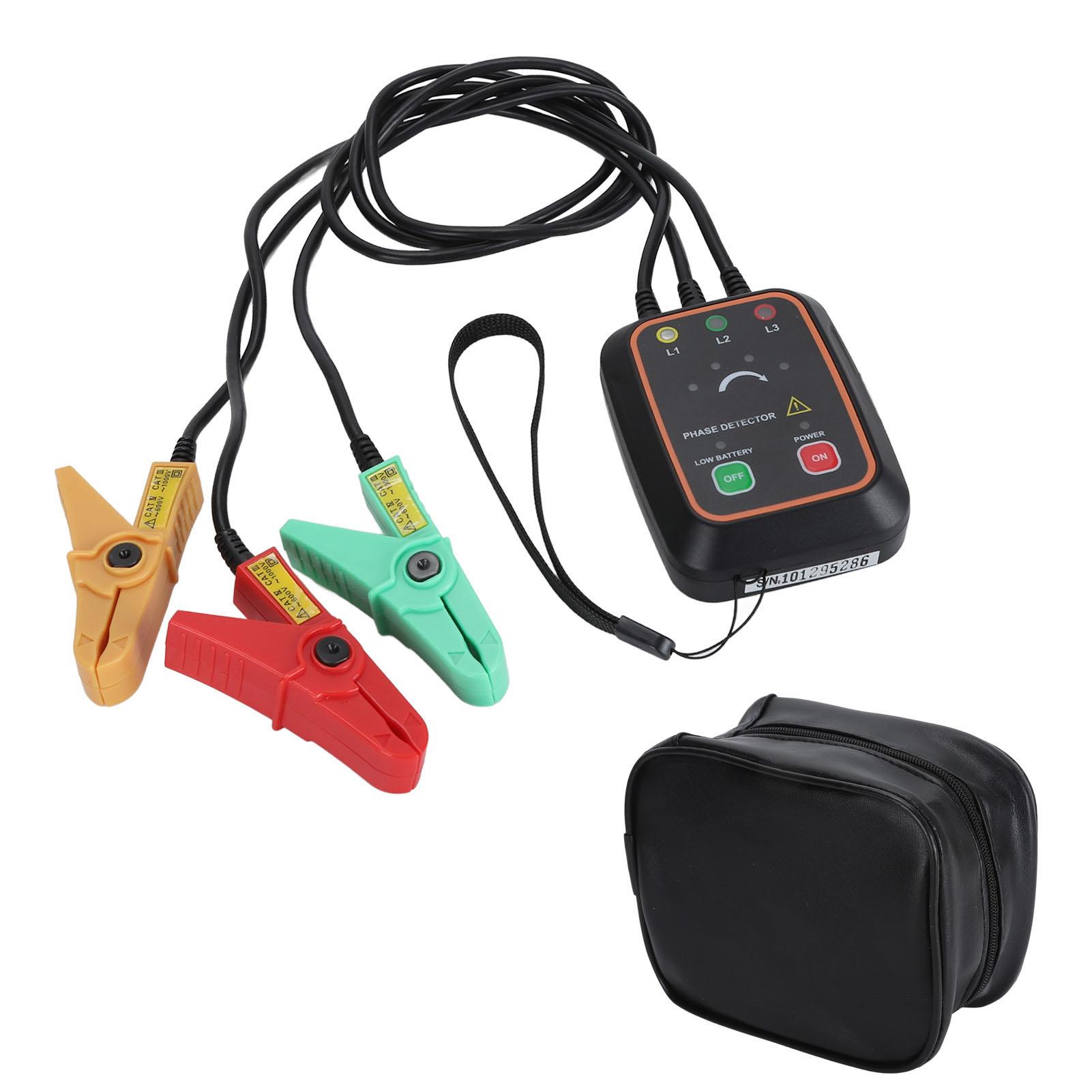 Phase Sequence Detector Non Contact Tester 3PH AC Meter Monitor with Magnetic Base Dia 1040mm
Phase Sequence Detector Non Contact Tester 3PH AC Meter Monitor with Magnetic Base Dia 1040mm