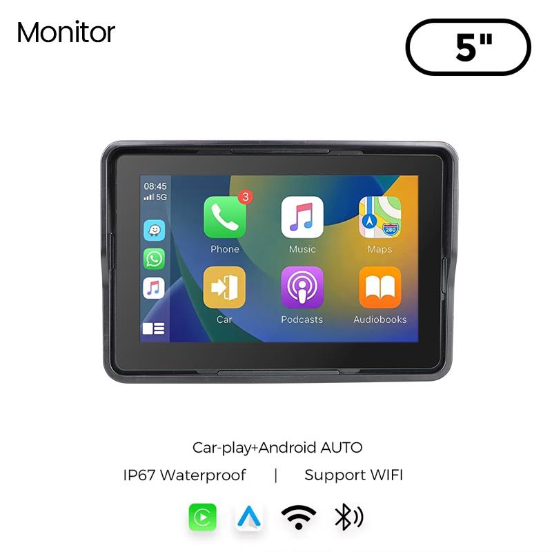 6,25-дюймовый беспроводной видеорегистратор для мотоцикла Apple Carplay GPS-навигация для слежения Android Auto 1080P IP67 водонепроницаемая камера портативный дисплей None
6,25-дюймовый беспроводной видеорегистратор для мотоцикла Apple Carplay GPS-навигация для слежения Android Auto 1080P IP67 водонепроницаемая камера портативный дисплей None