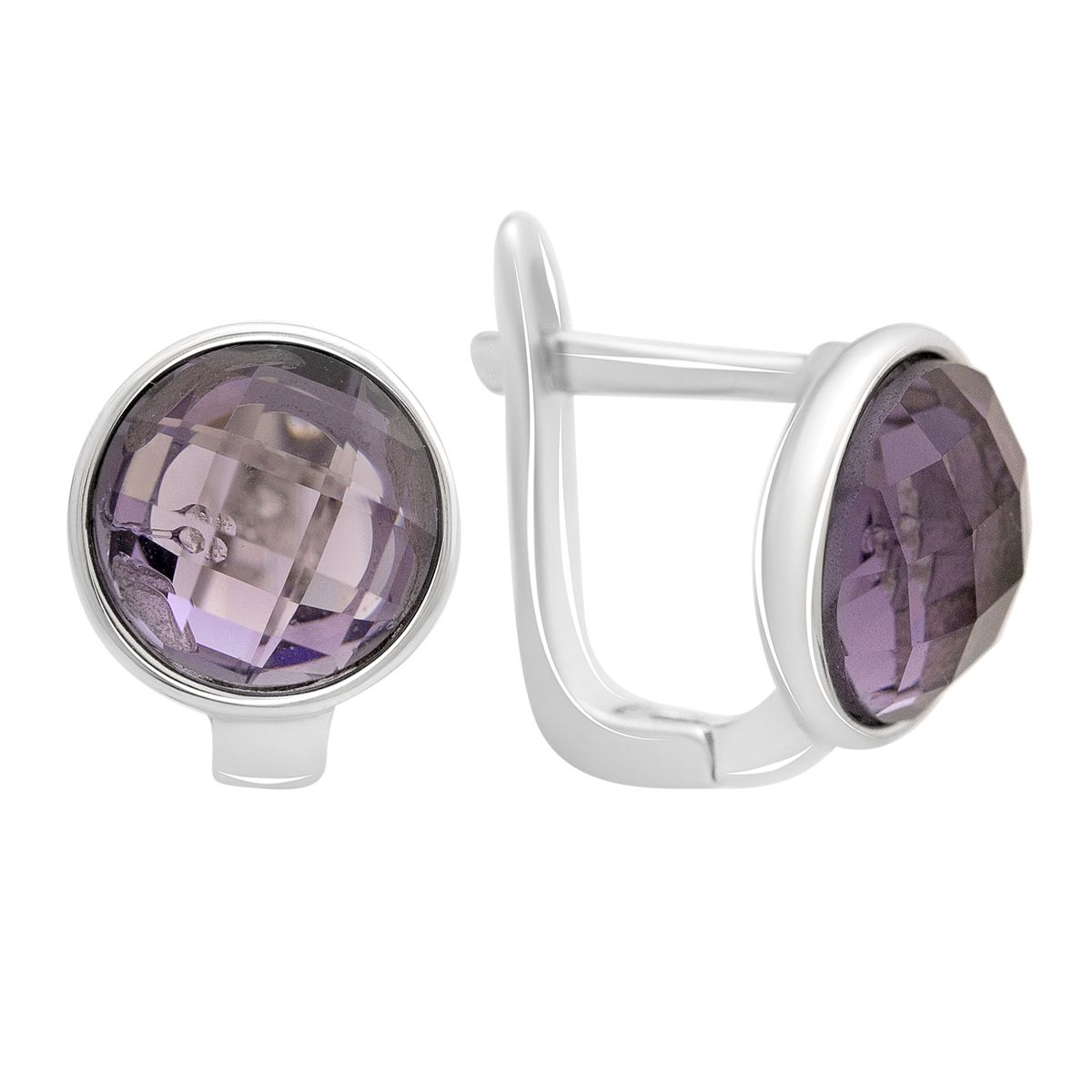 Silver earrings with cubic zirkonia (60002394) білий
Silver earrings with cubic zirkonia (60002394) білий