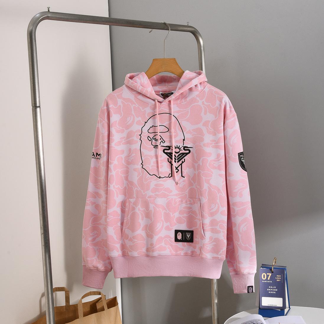 Унісекс худі BAPE x Inter Miami в стилі хіп-хоп - Дизайн Ape Head для осені/зими M
Унісекс худі BAPE x Inter Miami в стилі хіп-хоп - Дизайн Ape Head для осені/зими M