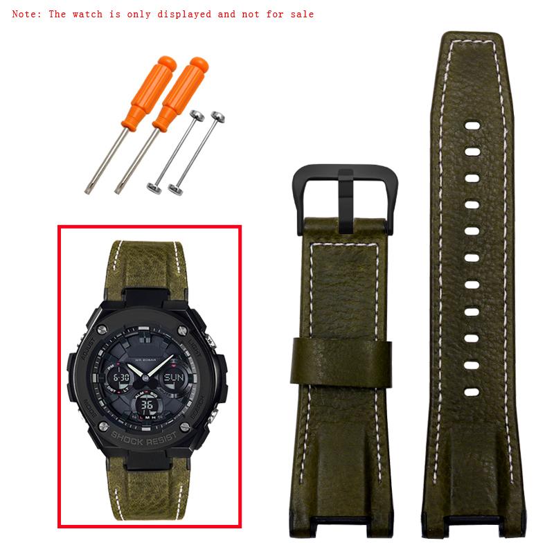 Для G-SHOCK GST-W120L S130L S310 B100 шкіряний нейлоновий полотняний ремінець для годинника аксесуари для ремінця 26x14mm
Для G-SHOCK GST-W120L S130L S310 B100 шкіряний нейлоновий полотняний ремінець для годинника аксесуари для ремінця 26x14mm