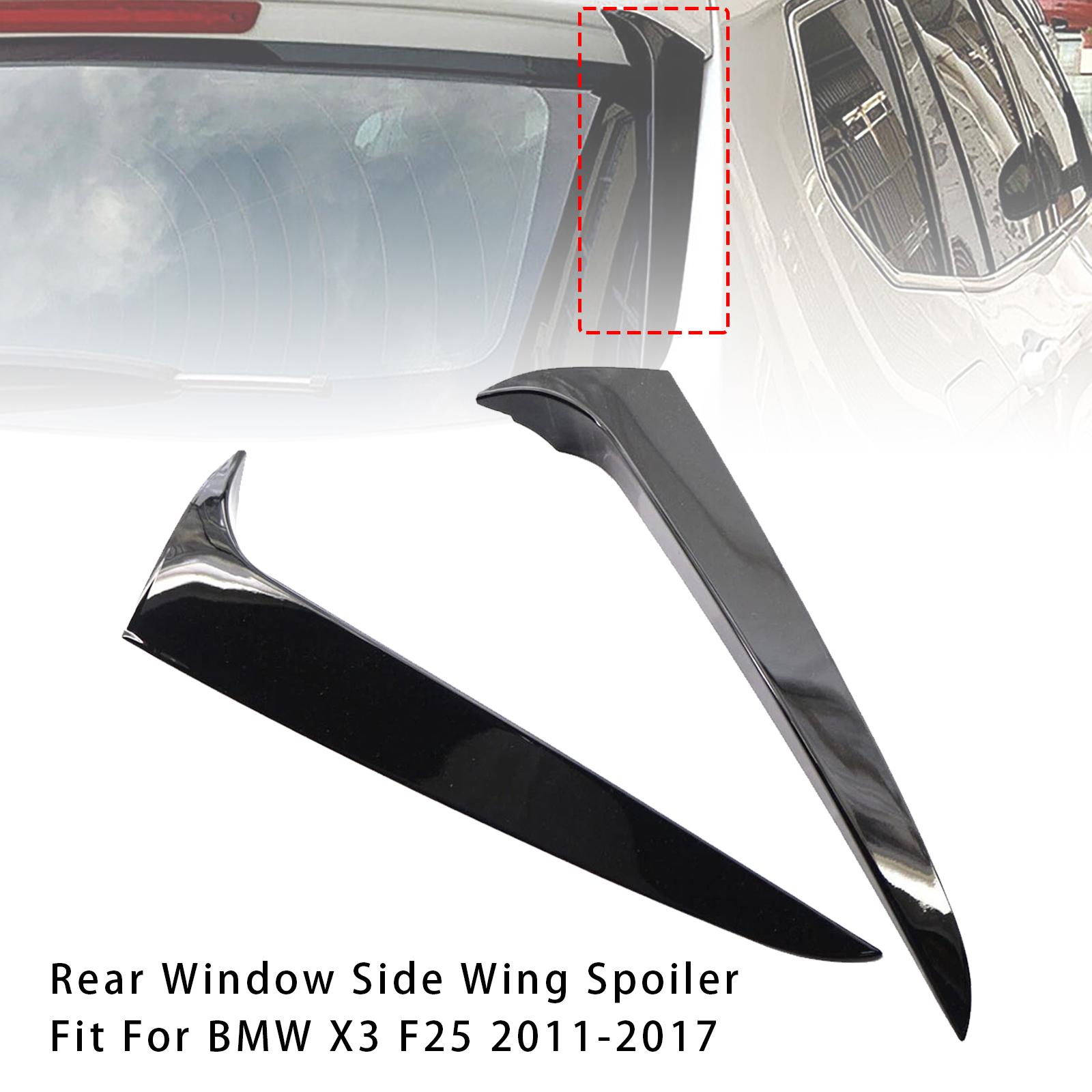 Gloss Black Pair Rear Window Side Wing Spoiler For BMW X3 F25 2011-2017
Gloss Black Pair Rear Window Side Wing Spoiler For BMW X3 F25 2011-2017