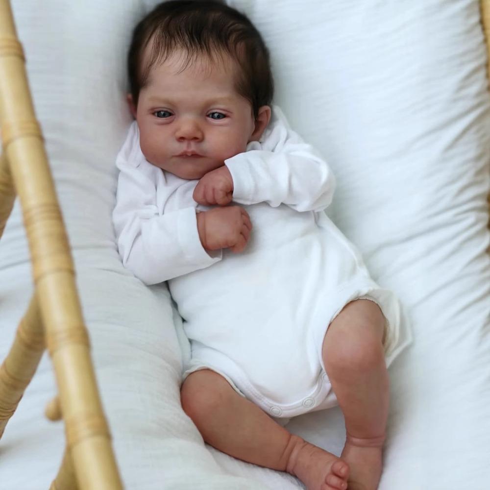 Lifelike 20 Inch Reborn Babies Doll Soft Cloth Body PP Cotton Newborn Doll Real Looking 3D High Color Painting Skin Simulation Dolls for Kids Play Toy cloth body
Lifelike 20 Inch Reborn Babies Doll Soft Cloth Body PP Cotton Newborn Doll Real Looking 3D High Color Painting Skin Simulation Dolls for Kids Play Toy cloth body