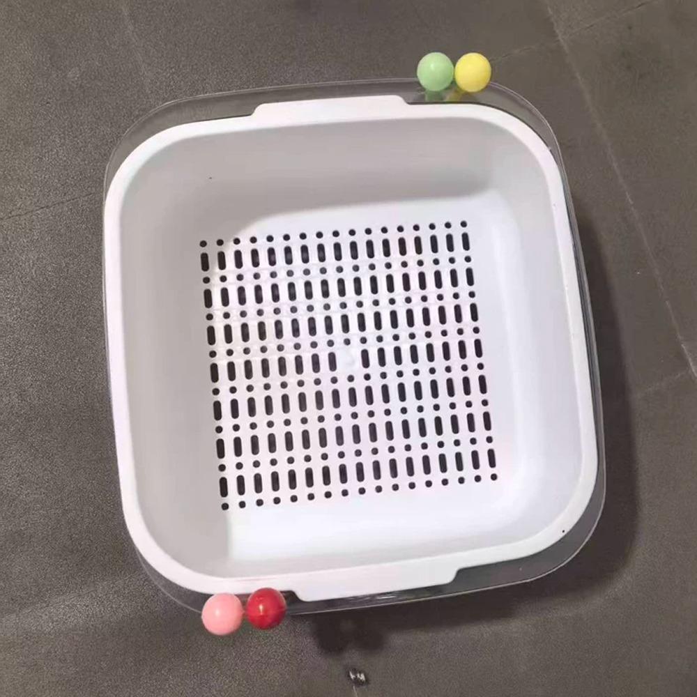 Large Capacity Fruit Bowl with Fork Dual Layer Vegetable Draining Basket Home Use белый
Large Capacity Fruit Bowl with Fork Dual Layer Vegetable Draining Basket Home Use белый