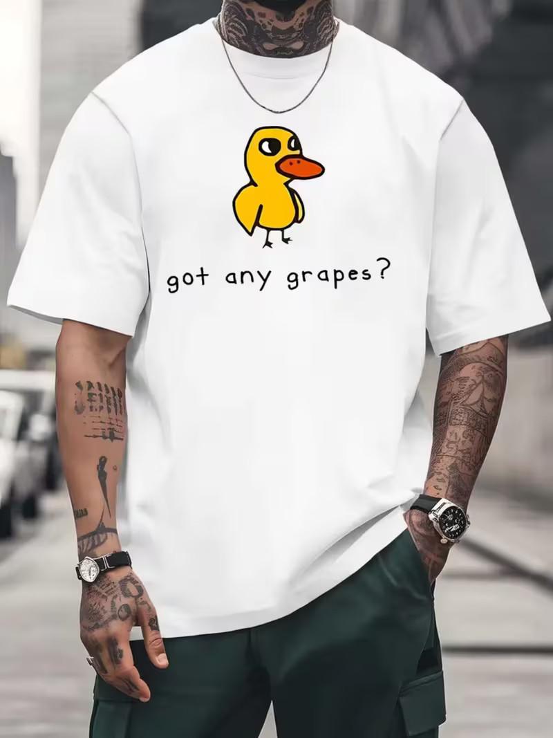 Men s Funny Got Any Grapes Duck Song Meme T-Shirt Graphic Casual Short Sleeve 5XL різнокольоровий
Men s Funny Got Any Grapes Duck Song Meme T-Shirt Graphic Casual Short Sleeve 5XL різнокольоровий