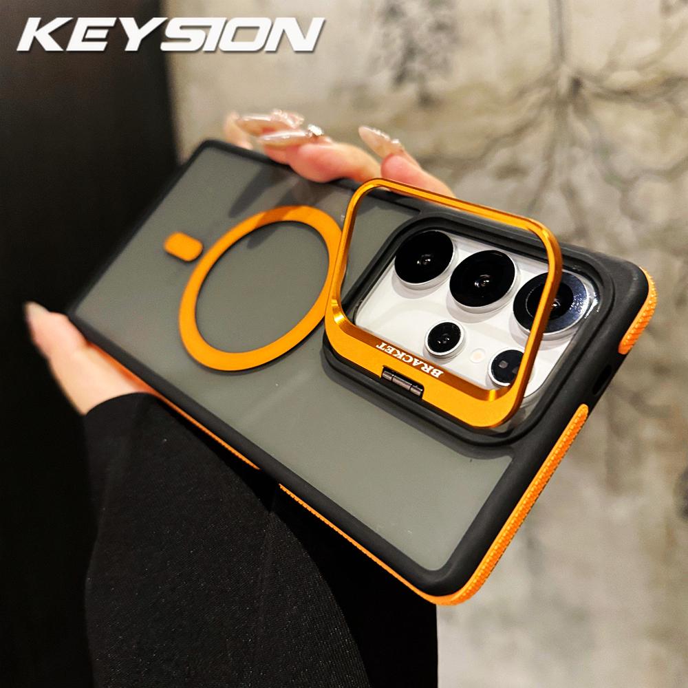 KEYSION Transparent Magnetic Lens Stand Case for Samsung Galaxy S23 S24 Ultra 5G S24+ S23 FE Color Blocking Shockproof Phone Cover for Galaxy S24 оранжевый
KEYSION Transparent Magnetic Lens Stand Case for Samsung Galaxy S23 S24 Ultra 5G S24+ S23 FE Color Blocking Shockproof Phone Cover for Galaxy S24 оранжевый