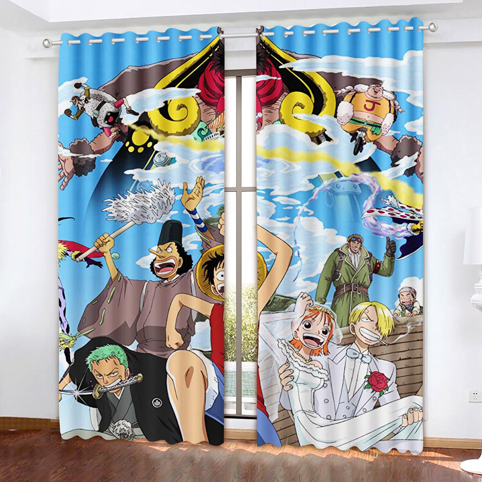 Блекаут штора Monkey D Luffy, One Piece, Поліестер, Анімована, Підходить для спальні, дитячої, дорослої, прикраса кімнати, подарунки 280x250cm&Grommet Top
Блекаут штора Monkey D Luffy, One Piece, Поліестер, Анімована, Підходить для спальні, дитячої, дорослої, прикраса кімнати, подарунки 280x250cm&Grommet Top