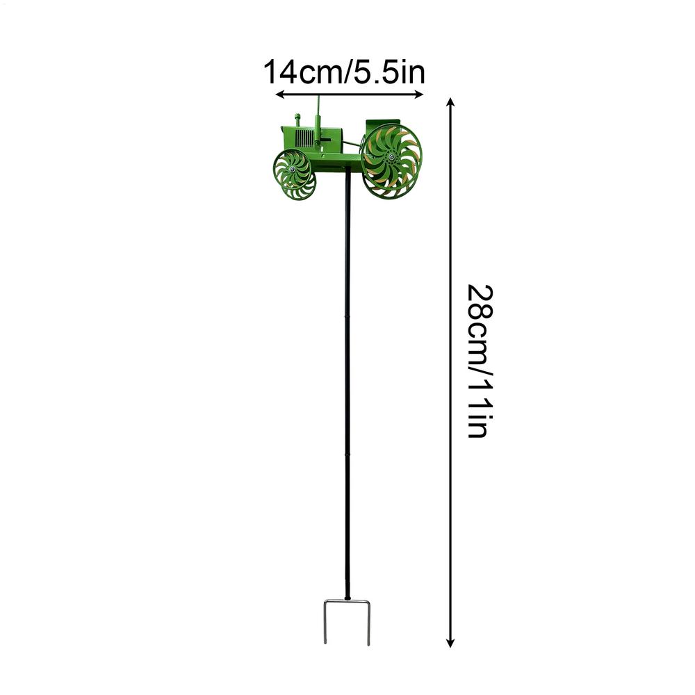 Garden Wind Spinners Tractor Motion Art Wind Sculpture Outdoor Decor Metal Windmill Stake for Front Yard Patio Porch Backyard зелений
Garden Wind Spinners Tractor Motion Art Wind Sculpture Outdoor Decor Metal Windmill Stake for Front Yard Patio Porch Backyard зелений