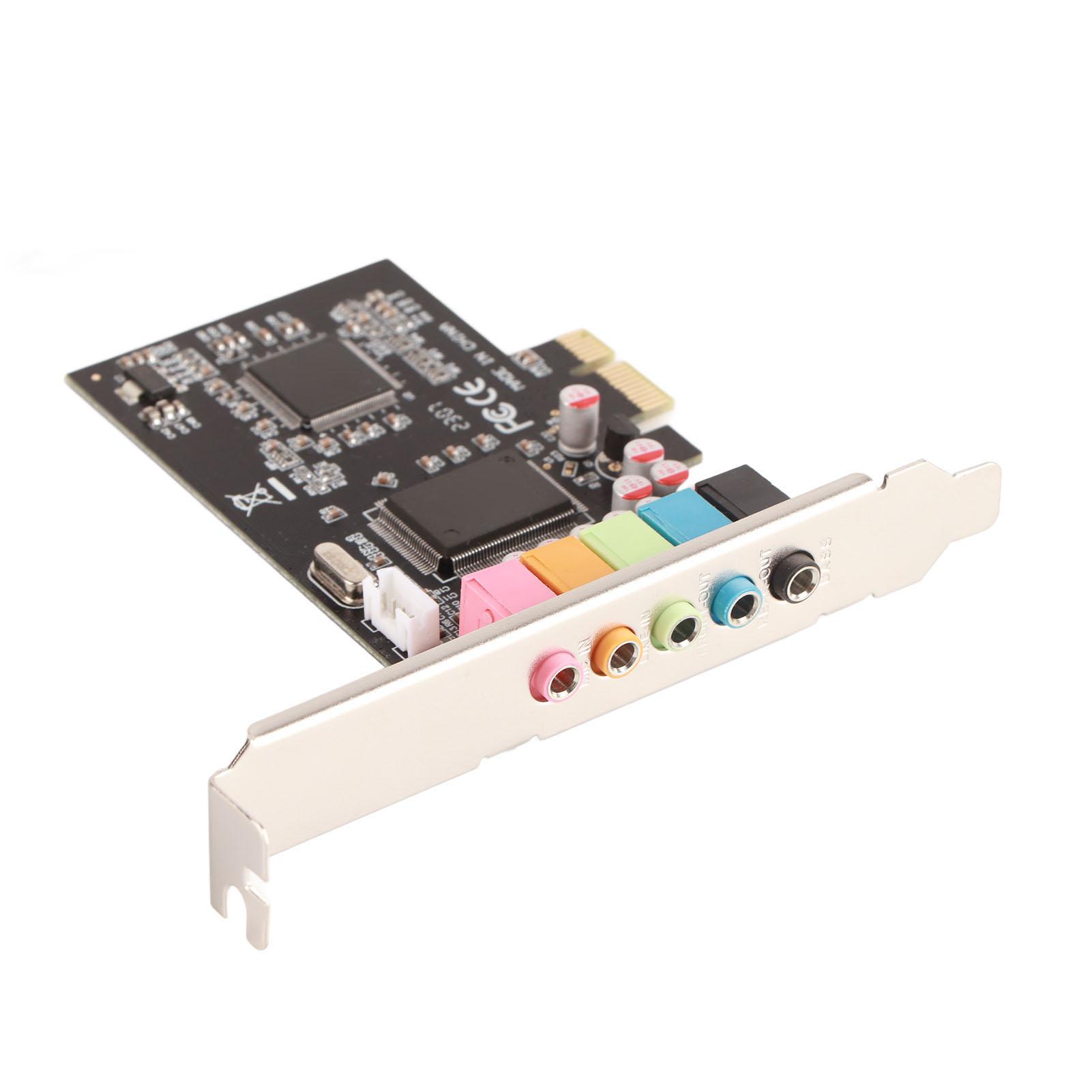 Sound Card 6 Channels Stereo Desktop Audio Signal Conversion Hardware with Driver CD
Sound Card 6 Channels Stereo Desktop Audio Signal Conversion Hardware with Driver CD