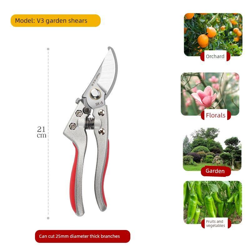 Gardening Zanthoxylum For Home Pruning Shears SK5 steel -- V3 Red
Gardening Zanthoxylum For Home Pruning Shears SK5 steel -- V3 Red