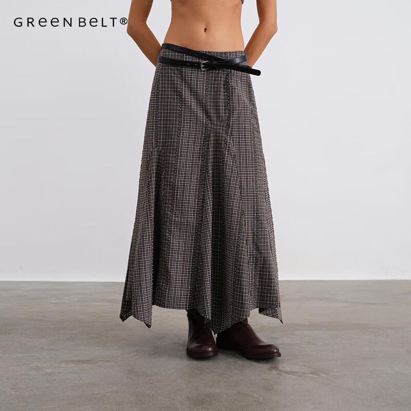 GREEN BELT Urban Traveler Plaid Patchwork A-line Skirt M
GREEN BELT Urban Traveler Plaid Patchwork A-line Skirt M
