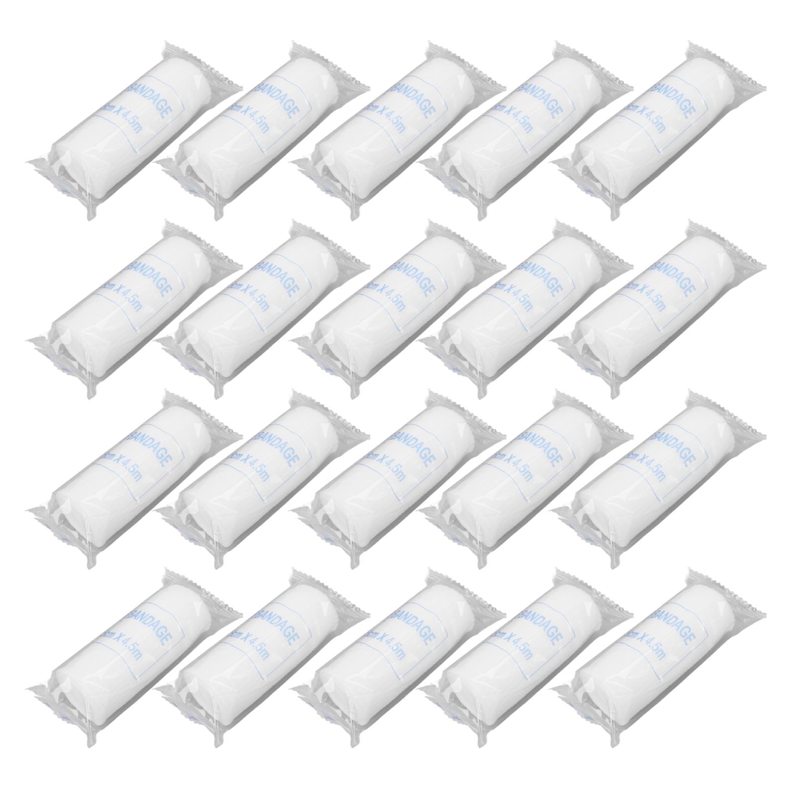 20pcs Gauze Bandage Roll Soft Breathable Stretchy Wound Care Instant Absorption Gauze Wrap 7.5x450cm
20pcs Gauze Bandage Roll Soft Breathable Stretchy Wound Care Instant Absorption Gauze Wrap 7.5x450cm