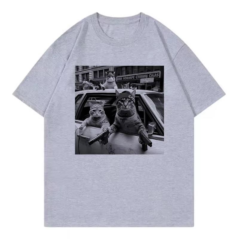 Streetwear Cat Printed Funny T Shirts Men Hip Hop Cat Fashion T-shirt Round Neck Short Sleeve Trendy Tee Shirt Streetwear Tops S разноцветный
Streetwear Cat Printed Funny T Shirts Men Hip Hop Cat Fashion T-shirt Round Neck Short Sleeve Trendy Tee Shirt Streetwear Tops S разноцветный