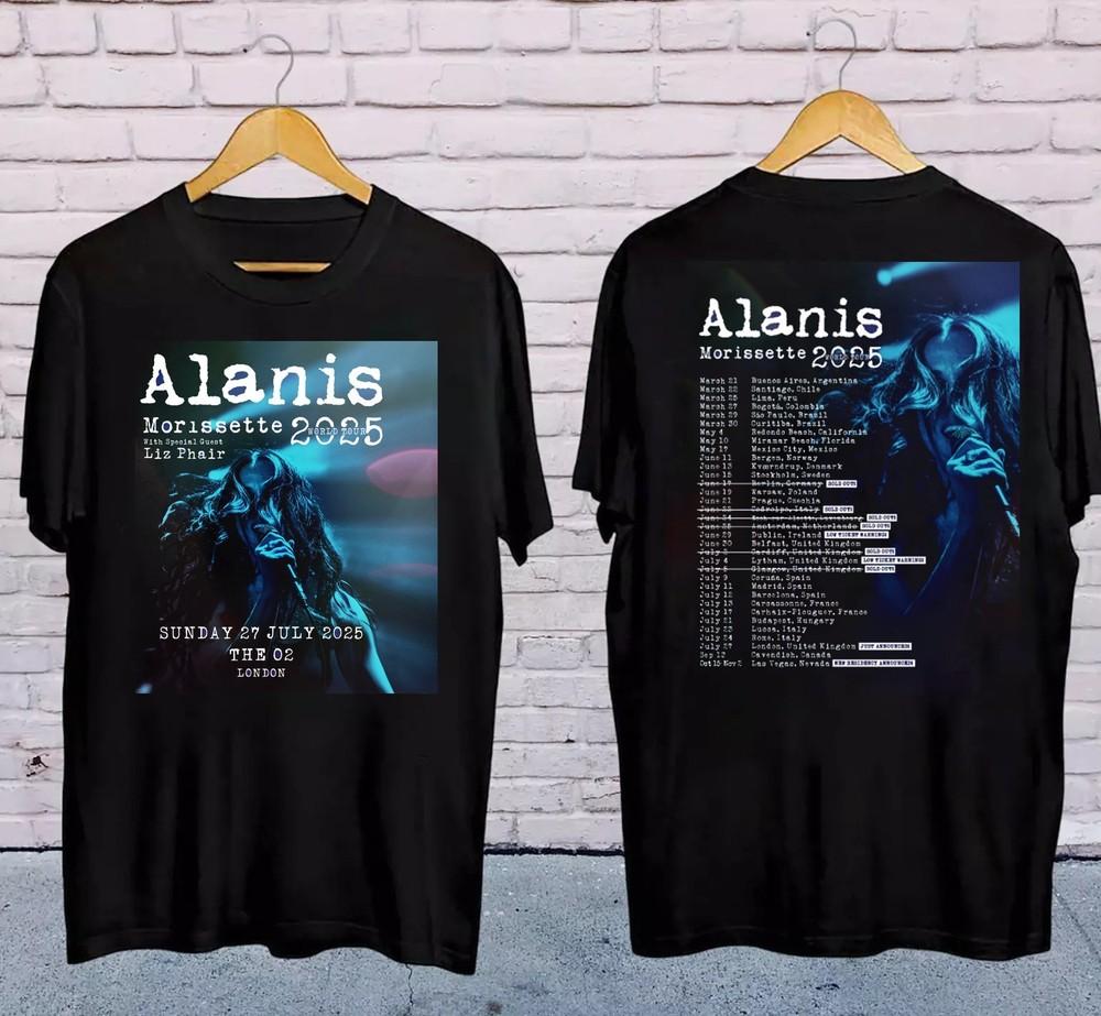 Alanis Morissette - 2025 Tour Dates Gift For Fan All Size S to 5XL T shirt Unisex T-Shirt XXXXL
Alanis Morissette - 2025 Tour Dates Gift For Fan All Size S to 5XL T shirt Unisex T-Shirt XXXXL