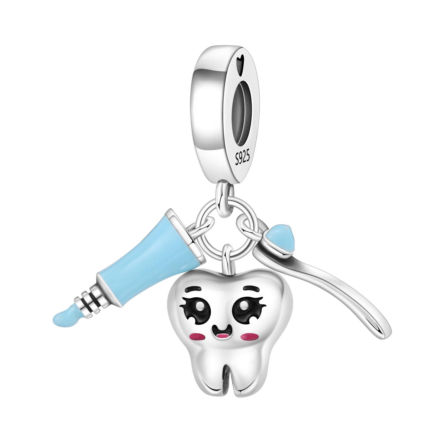 PANPOKI Copper Metal Dental Health Pendant Bead Component Charm Bead Components Bead Components Compatible With Bracelets Do It Yourself Party Trendy
PANPOKI Copper Metal Dental Health Pendant Bead Component Charm Bead Components Bead Components Compatible With Bracelets Do It Yourself Party Trendy