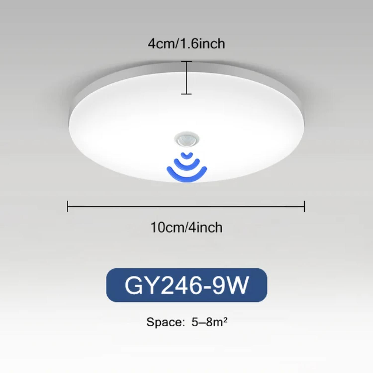 Новый потолочный светильник с датчиком движения PIR, потолочный ночник 9/13/18/34/36 Вт, 110 В/220 В, светильник для комнаты, коридора, кухни Warm White
Новый потолочный светильник с датчиком движения PIR, потолочный ночник 9/13/18/34/36 Вт, 110 В/220 В, светильник для комнаты, коридора, кухни Warm White