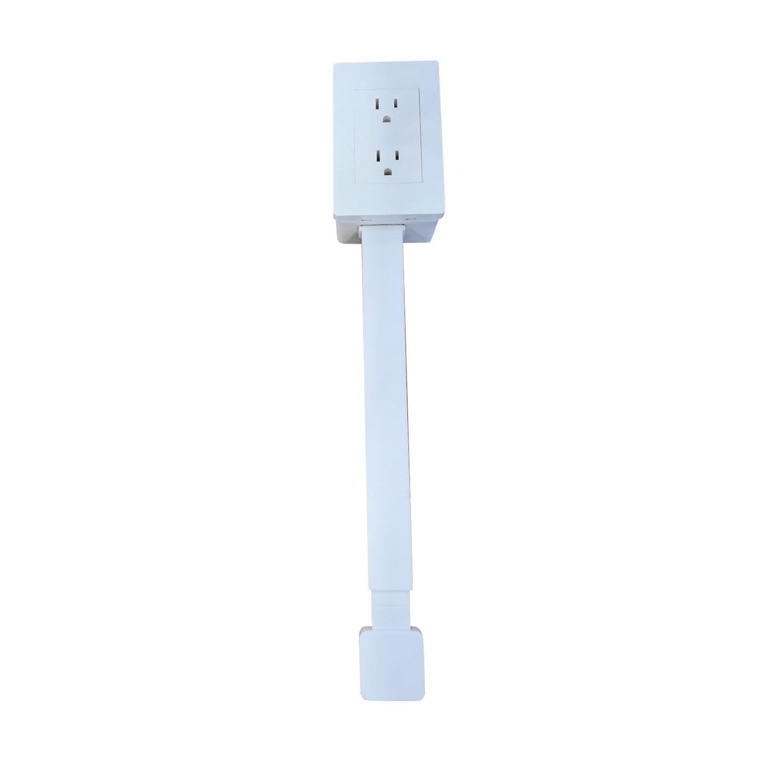 Електричний подовжувач. Доступ до важкодоступних розеток! Має USB-A, USB-C і 2 розетки змінного струму, розширює 22-34 дюйми, обертається на 180°. Використовуйте за диванами
Електричний подовжувач. Доступ до важкодоступних розеток! Має USB-A, USB-C і 2 розетки змінного струму, розширює 22-34 дюйми, обертається на 180°. Використовуйте за диванами