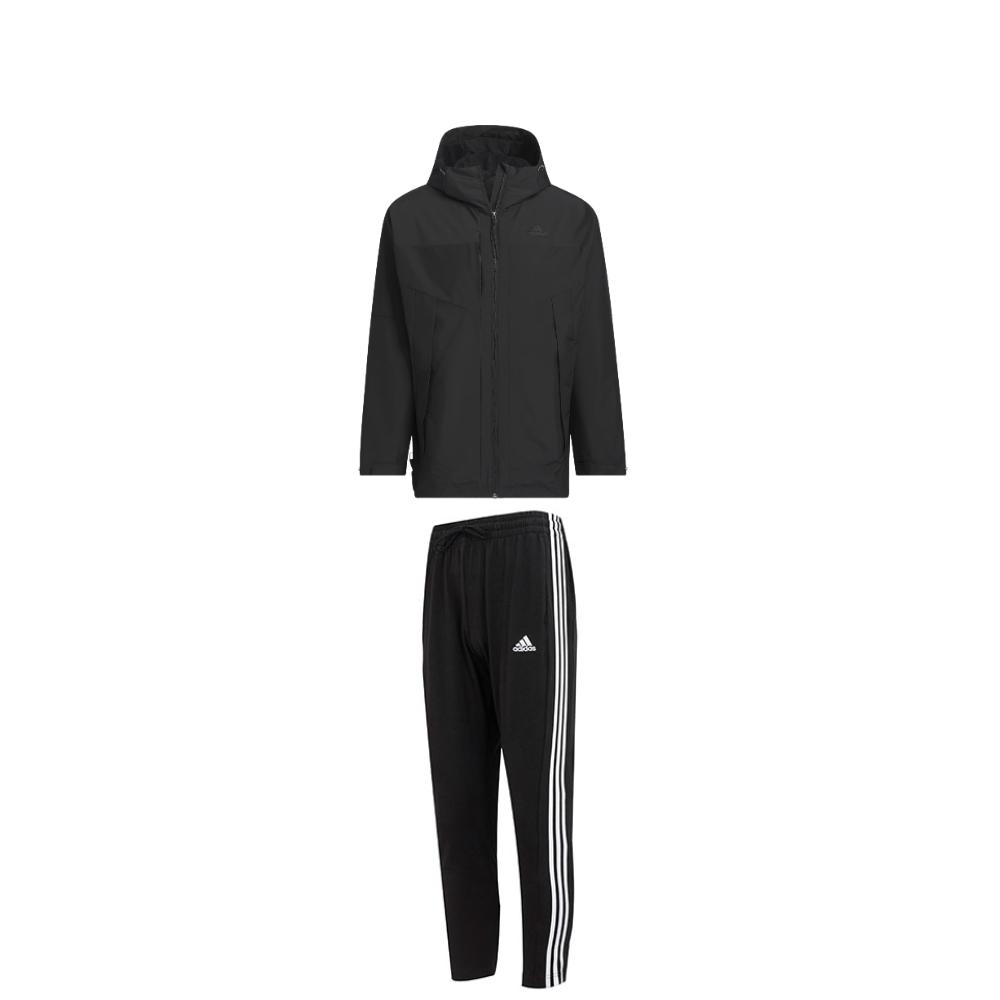 Adidas Sports Lifestyle Series Hooded Zip Jacket Breathable Knitted Long Pants Casual Sports Set Men Sets Black JE8576+IC0044 S
Adidas Sports Lifestyle Series Hooded Zip Jacket Breathable Knitted Long Pants Casual Sports Set Men Sets Black JE8576+IC0044 S