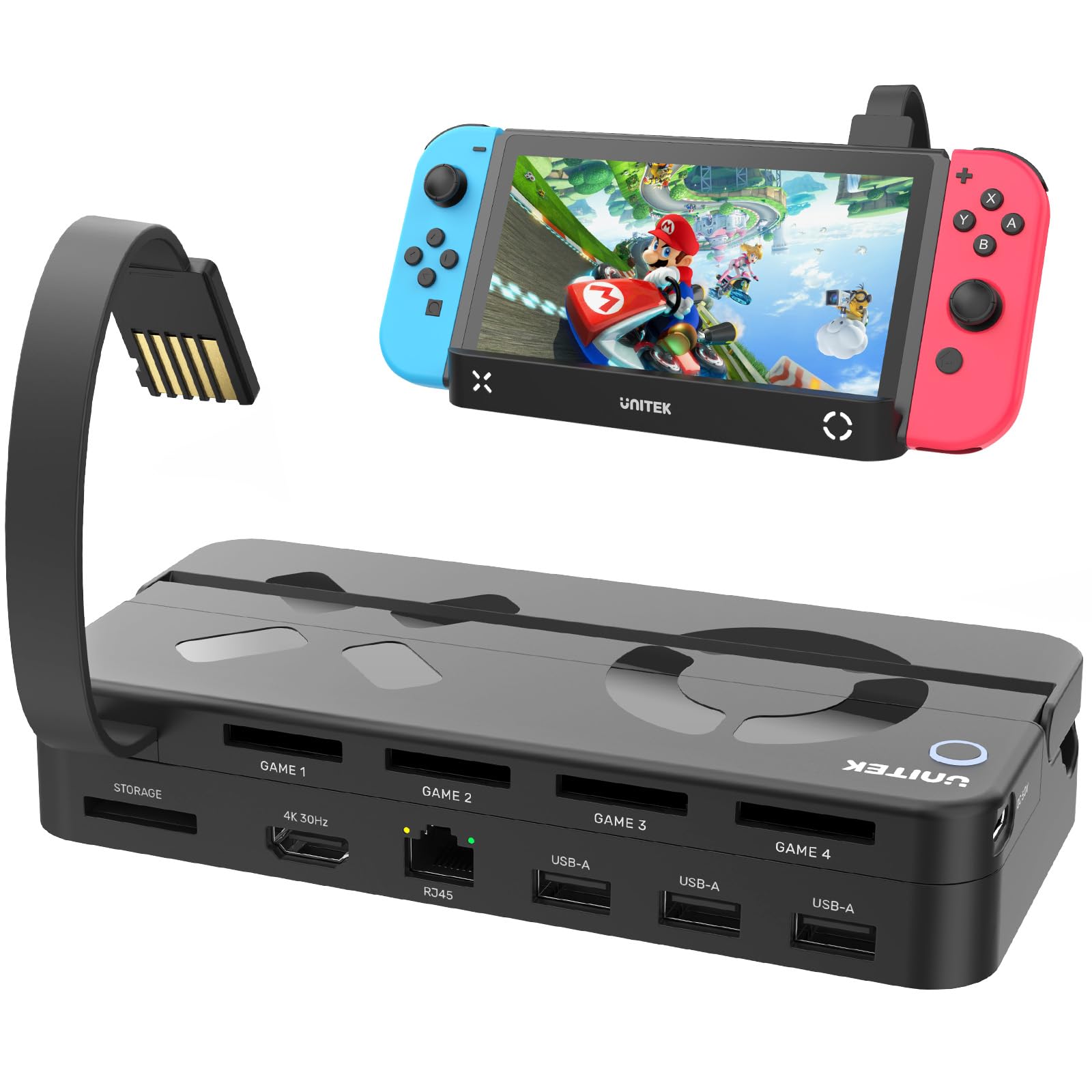 Unitek 2024 Switch Multifunctional Card Reader Switcher Switch Dock Switch Switch OLED Switching 4 Storage 1 Display on TV while charging 1000
Unitek 2024 Switch Multifunctional Card Reader Switcher Switch Dock Switch Switch OLED Switching 4 Storage 1 Display on TV while charging 1000