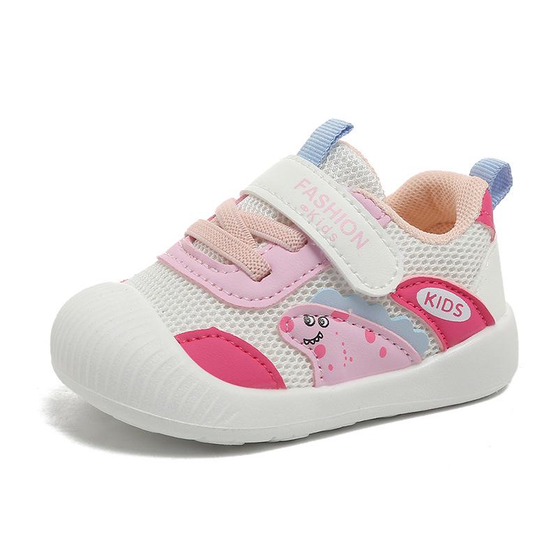 Unisex Baby Mesh Walking Shoes - Soft Sole, Non-Slip, Cartoon Design, Ideal for Beginners Size 19 (13.5cm) рожевий
Unisex Baby Mesh Walking Shoes - Soft Sole, Non-Slip, Cartoon Design, Ideal for Beginners Size 19 (13.5cm) рожевий