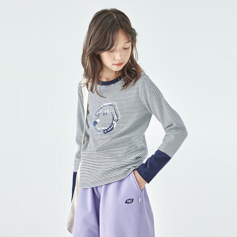 Kechu 2025 Autumn Girls Color-Block Striped Long Sleeve T-Shirt with Dog Print 120 cm
Kechu 2025 Autumn Girls Color-Block Striped Long Sleeve T-Shirt with Dog Print 120 cm