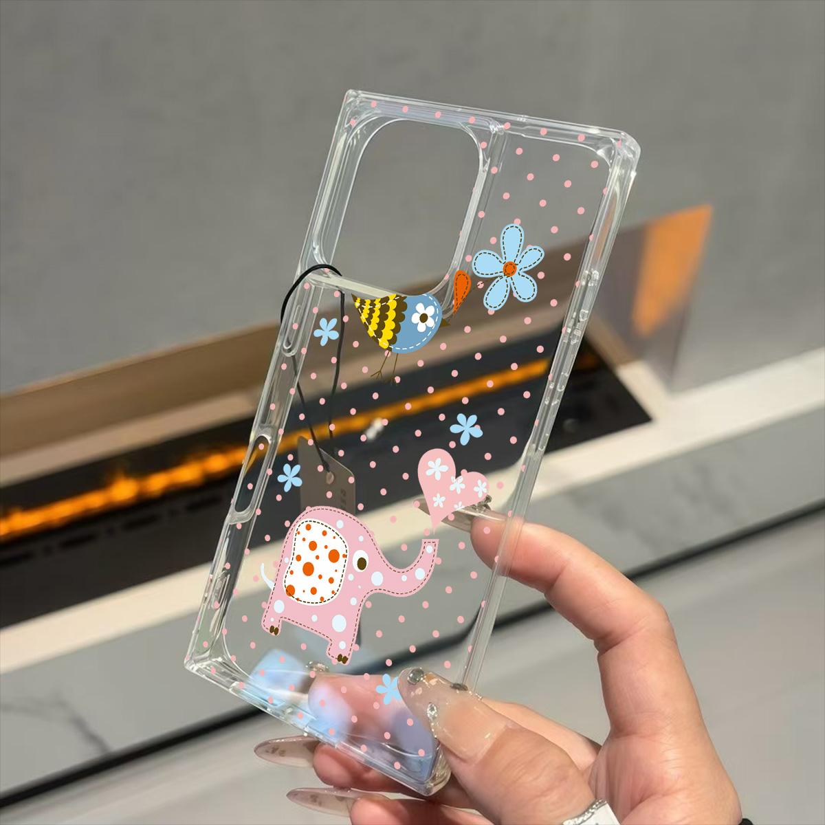 Clear Square Back Tube Case Protection For iPhone 12 15 Plus 16 ProMax 14 Pro Max 11 13 Anti-Oxygen,Heart-shaped Elephant Pattern Casing iphone 11 ProMax
Clear Square Back Tube Case Protection For iPhone 12 15 Plus 16 ProMax 14 Pro Max 11 13 Anti-Oxygen,Heart-shaped Elephant Pattern Casing iphone 11 ProMax